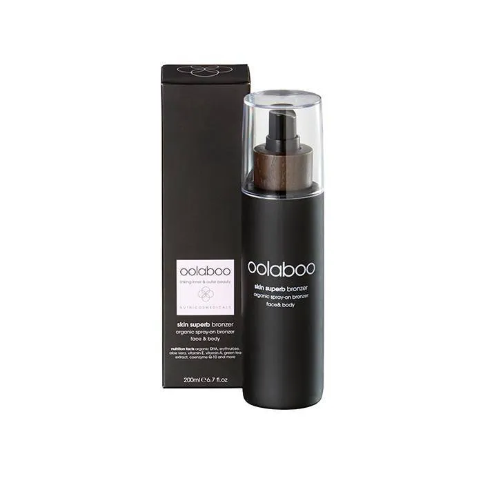 Oolaboo skin superb organic spray-on bronzer 200 ml